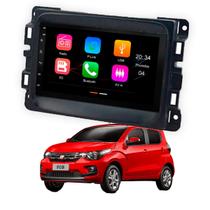 Central Multimídia 7 Polegadas MP5/BT CarPlay Android Auto + Moldura 7 Polegadas Fiat Mobi - Expex