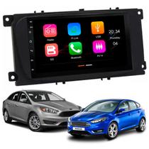 Central Multimídia 7 Polegadas MP5/BT Carplay Android Auto + Moldura Preta JAP/CHI Focus Hatch Sedan Central Multimídia 7 Polegadas MP5/BT Carplay Android Auto + Moldura Preta JAP/CHI Focus Hatch Sedan