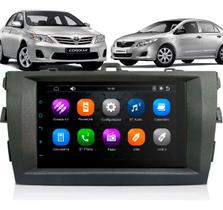 Central Multimídia 7 Polegadas MP5/BT CarPlay Android + Moldura Cinza Corolla 2008 a 2010 - AP523 Central Multimídia 7 Polegadas MP5/BT CarPlay Android + Moldura Cinza Corolla 2008 a 2010 - AP523