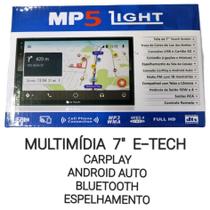 Central Multimídia 7 Polegadas Touch Screen Universal E-Tech