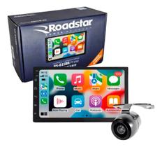 Central Multimídia 7 Roadstar Android RS815BR Prime + Câmera de Ré Dinâmica Tipo Borboleta RS203BR