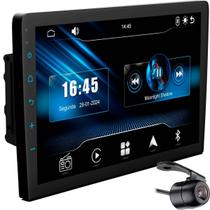 Central Multimídia 9" Carplay Android Auto Espelhamento Câmera de Ré Preto