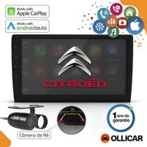 Central Multimídia 9” para Citroën Apple CarPlay, Android Auto, Bluetooth e Tela Touch
