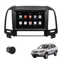Central Multimídia 9 Pol Android Hyundai Santa Fé 2005 até 2013