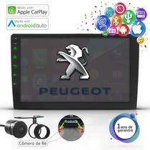 Central Multimidia 9 Pol Apple Carplay Android Auto Peugeot