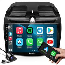 Central Multimídia 9 Polegadas 2 Din Com Carplay android auto Para Grand siena Palio sporting 2012 a 2021.Com Moldura e câmera de ré