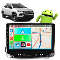 Central Multimidia 9 Polegadas Jeep Compass 2022-2024 Carplay-Android Auto Wifi