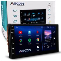 Central Multimídia Aikon iCartablet 7 Pol Android CarPlay Android Auto Bluetooth WiFi GPS Tela QLED 2GB 32GB Câmera de Ré e Frontal 2 Din Pra painel Central Multimídia Aikon iCartablet 7 Pol Android CarPlay Android Auto Bluetooth WiFi GPS Tela QLED 2GB 32GB Câmera de Ré e Frontal 2 Din Pra painel