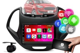 Central Multimidia Android 10 Gps Wi-fi + Camera + MOLDURA 7" FORD KA E KA+ 2019/2021