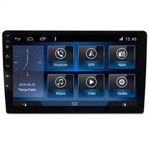 Central Multimídia Android 11 MP5 Slim 10 Polegadas USB Sd Card Aux Bluetooth FM Espelhamento Android/IOS H-Tech HT-9610