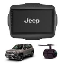 Central Multimidia Android 12.0 Jeep Renegade Pcd 2015 16 17 18 19 20 21 22 23 Wifi Usb Câmera Gps BT Espelhamento Tela 9pol Ips -2Gb memória ram