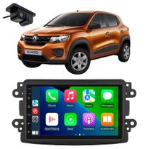 Central Multimidia Android 13.0 GPS Moldura Câmera Renault