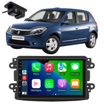 Central Multimidia Android 13.0 GPS Moldura Câmera Renault
