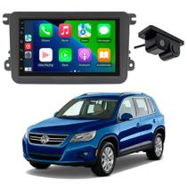 Central Multimidia Android 13.0 Vw Tiguan Moldura Câmera Ré