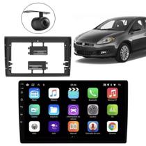 Central Multimídia Android 2 Din Fiat Bravo Moldura 9" Câmera Ré PT