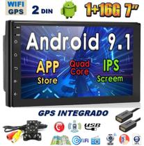 Central Multimídia Android 2 Din Universal Wifi Gps e Câmera Ré