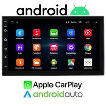 Central Multimídia Android 2GB CarPlay Android Auto Bluetooth Usb Universal