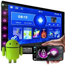 Central Multimidia Android 7 Pol 2 Din Espelhamento Wifi GPS