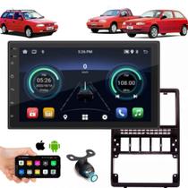 Central Multimídia Android Auto 2 Din Gol G2 Câmera Ré Preto