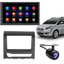 Central Multimidia Android Auto Fiat Idea Moldura + Câm Preto Central Multimidia Android Auto Fiat Idea Moldura + Câm Preto
