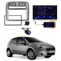 Central Multimidia Android Auto Fiat Punto Moldura + Câm Grafite Central Multimidia Android Auto Fiat Punto Moldura + Câm Grafite