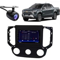 Central Multimidia Android Auto GM S10 Moldura + Câm BP