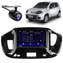 Central Multimidia Android Auto Uno Vivace Moldura + Câm BP