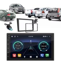 Central Multimidia Android Auto Vectra Moldura + Câm