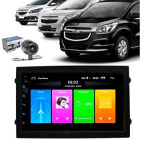 Central Multimídia Android BT USB MP5 GPS + Câmera de Ré + Moldura Onix Prisma Spin Cobalt Central Multimídia Android BT USB MP5 GPS + Câmera de Ré + Moldura Onix Prisma Spin Cobalt
