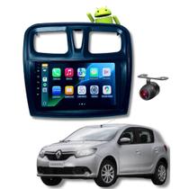 Central Multimídia Android CarPlay 9''Polegadas Com Moldura e Câmera de Ré Central Multimídia Android CarPlay 9''Polegadas Com Moldura e Câmera de Ré