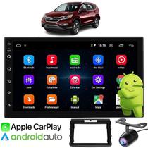 Central Multimidia Android Honda CRV 12 a 16 Wifi GPS Bluetootf Rádio Fm Câmera Ré