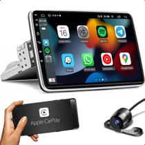 Central Multimidia Android Mp5 universal 1 Din Tela Rotativa Flutuante Com Carplay Gps Wifi + Câmera - E-tech