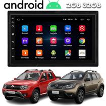 Central Multimidia Android Renault Duster Oroch 2018 a 2021 Wifi Gps Espelhamento Bluetooth