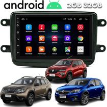 Central Multimidia Android Sandero Duster Kwid Logan Captur Wifi Gps Espelhamento Carplay