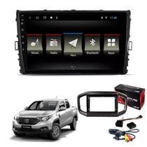 Central Multimídia Android Som Jr8 Diamond 9 Polegadas Fiat Strada 2021 à 2024 c/ Câmera Ré