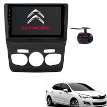 Central Multimidia Android12.0 Tela 9 Polegadas Usb Bluetooth Wifi Câmera de ré - 2Gb de memória ram - Citroen C4 Lounge 2013 14 15 16 17 18