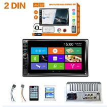 Central Multimídia Automotiva 2 Dim 7 Polegadas MP5 USB AUX TF Mirrorlink Touch Screen Iluminação 7 Cores Central Multimídia Automotiva 2 Dim 7 Polegadas MP5 USB AUX TF Mirrorlink Touch Screen Iluminação 7 Cores