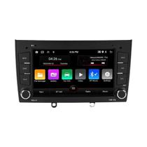Central Multimídia Automotiva Android 13 De 7 Polegadas Com GPS Para Peugeot 308 408 T7 2007-2019,