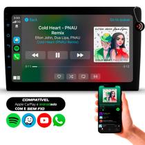 Central Multimídia Automotiva MP5 9 Polegadas Slim Full Touch com CarPlay e Android Auto Com e Sem Fio - H-Tech