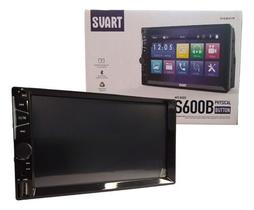 Central Multimídia Automotiva S600b Touch Screen Alta Resolução Full Hd Svart