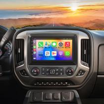 Central multimídia B4U 10,2" QLED Android 13 com CarPlay sem fio