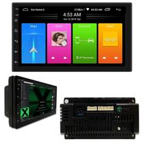 Central Multimídia Bluetooth 7" Android 8.1 Com Espelhamento / GPS / Bluetooth USB Aux Radio FM - H-Tech HT-6020