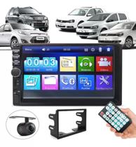 Central Multimidia Bt Usb Espelha Camera Moldura Vw Fox Golf Polo