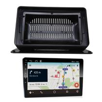 Central Multimidia Car Play E-tech 9 Po Moldura Painel Plano
