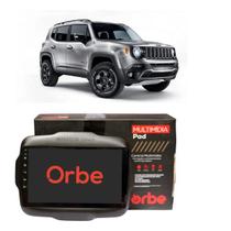 Central Multimidia Carpad Orbe Renegade PCD Com Câmera de Ré Central Multimidia Carpad Orbe Renegade PCD Com Câmera de Ré