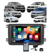 Central Multimídia Carplay Android Auto Jetta Variant 2007/17 Moldura + Câmera