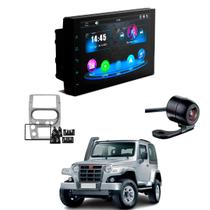 Central Multimídia CarPlay Android Faaftech 7" + Câmera de Ré Borboleta + Moldura 2din Toller 2009 2010 2011 2012 2013