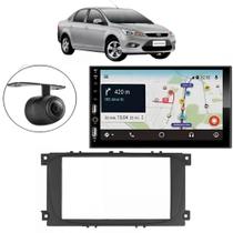 Central Multimídia Carplay Android Focus Hatch Moldura + Câmera