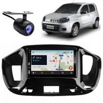 Central Multimídia Carplay Android Uno Vivace Moldura + Câmera BP
