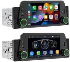 Central Multimídia Carplay Sem Fio Wireless 1 Din Bluetooth 5 Polegadas Tela Touch
